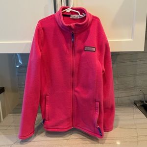 GIRLS FULL ZIP VINEYARD VINES FLEECE JACKET XL